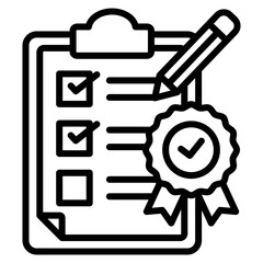 Quality Assessment  Icon Element For Design