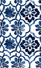 Fototapeta premium seamless pattern of flower wallpaper