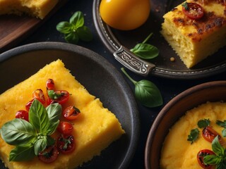 bruschetta with tomato and basil