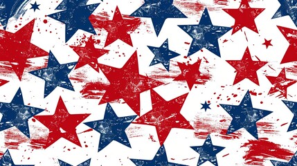 American flag of the USA with stars and stripes on white, blue, and red background