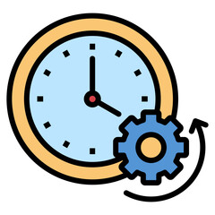 Efficiency  Icon Element For Design