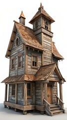 old wooden house