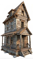 old wooden house