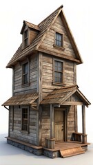 old wooden house