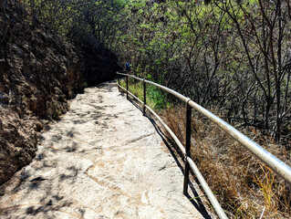 stone path in the mountains