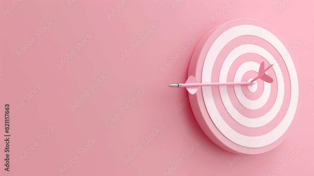 Poster marketing time concept. 3d rendering illustration. minimal marketing time concept. 3d rendering illu