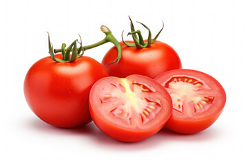 Tomato isolated on white background
