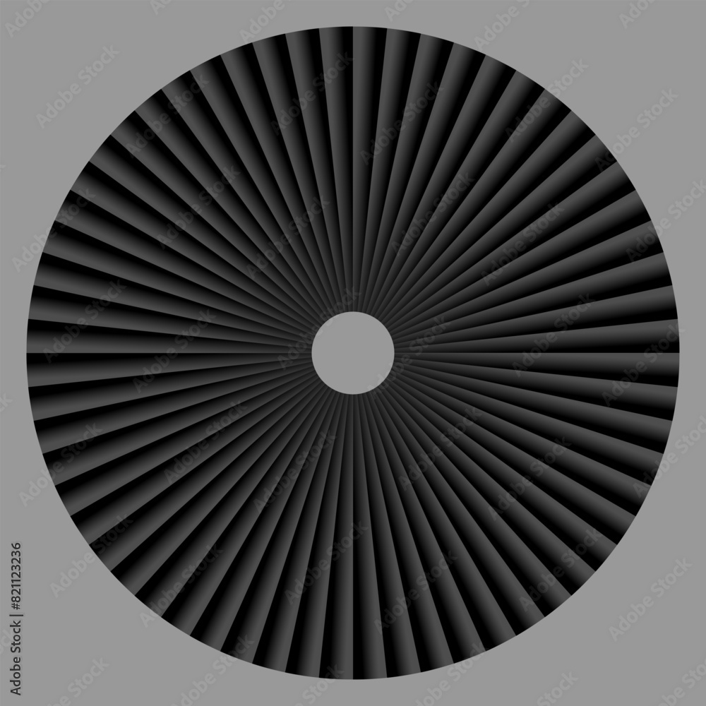 Poster circle with geometric optical illusion. psychedelic concept.