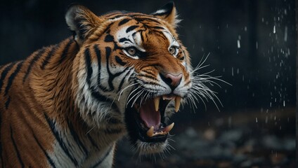 Bad tiger aggressive