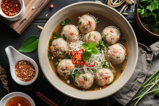 Heavenly bakso pleasure. Enticing visuals for your advertisement needs