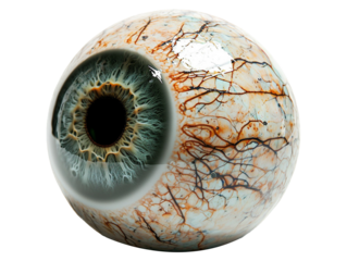 Isolated eyeball
