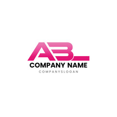 Letter ABL initial logo design 