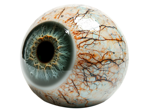 Isolated eyeball