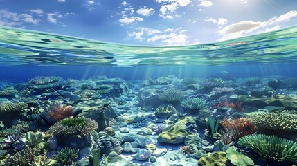 Crystalclear Waters A D Vision of Thriving Coral Reefs and Marine Life in a Clean Ocean