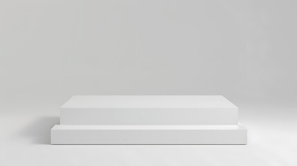 Clean White Display Stand