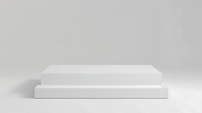 Clean White Display Stand