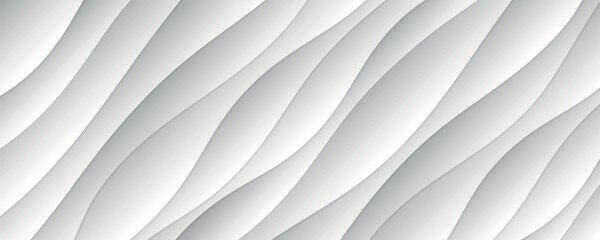 Abstract white paper wave background and abstract gradient and white wave curve lines banner background design. White wave modern abstract background design.
