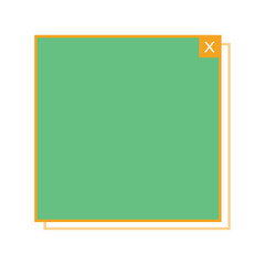 text box square frame
