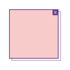 text box square frame
