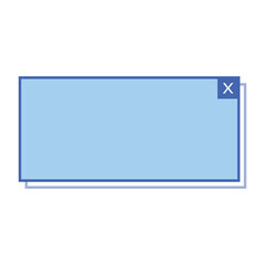 text box rectangle frame

