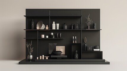 Matte Black Display Stand