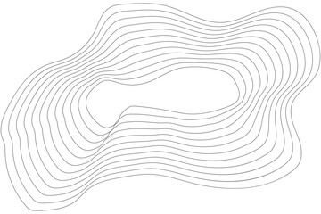 topographic map for studying, curvy abstract art lines for decoration