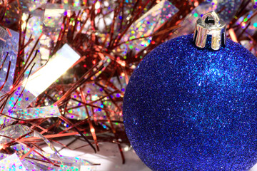 christmas decoration on white background