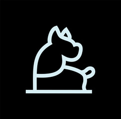 Dog Logo Design Illustration vector eps format , suitable for your design needs, logo, illustration, animation, etc.