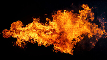 Explosion burst on a black background. Ideal for compositing with another image. The background can be removed with a blending mode like add.