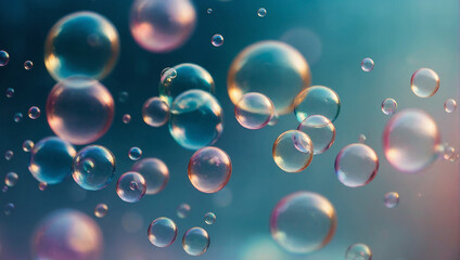 bubbles in the air