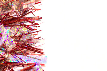 christmas decoration on white background