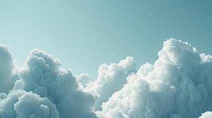 modern clean hero image of some minimal clouds in the background of a blue sky in the style of a real photo with high-resolution photography