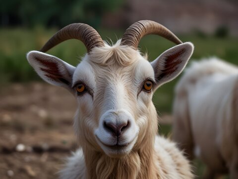 dumbass in Arabian, goat on desert, dumba on desert, Eid Ul Adha, AI-generated Image, JPEG