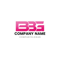 Letter BBG initial logo design 
