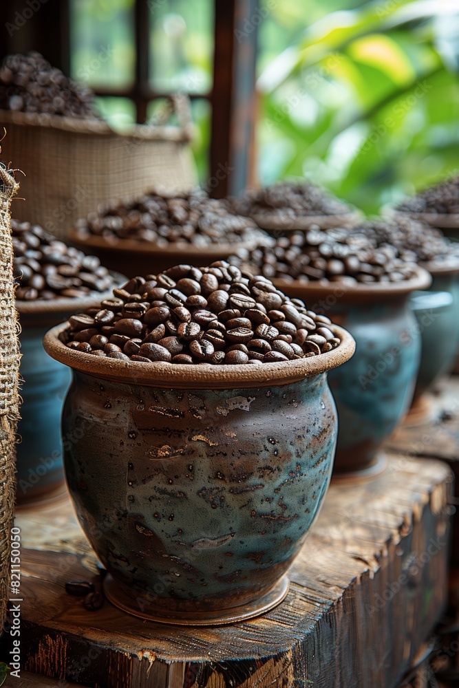 Wall mural coffee beans