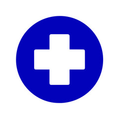 Obraz premium medical cross sign