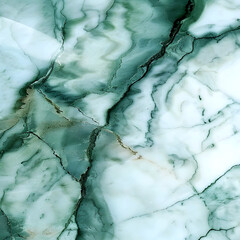 Abstract Light Green and Dark White Marble Texture With Gold Splashes, Emerald Luxury Background Design for Tiles, Wallpaper