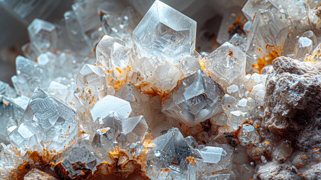 Close-up of textured silica and quartz rocks, nickel formations.