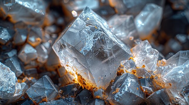 Close-up of textured silica and quartz rocks, nickel formations.