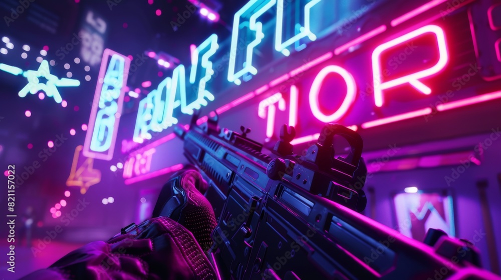 Poster this is a mock-up of a video game with a victory sign and stars. this is a gameplay of an online mul