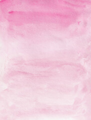 Abstract soft pink watercolor gradient. Pastel background for banner, poster, wallpaper
