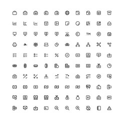 Icon set of Business Symbols