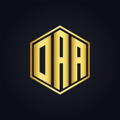 DAA logo. D A A design. White DAA letter. DAA, D A A letter logo design. D A A letter logo design in FIVE, FOUR, THREE, style. letter logo set in one artboard. D A A letter logo vector design.	
