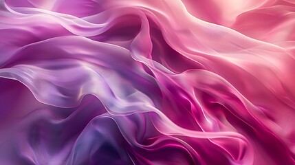 Fototapeta premium Soft fabric with flowing purple and pink pattern