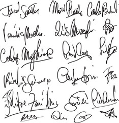 firma su documenti da firmare apporre a documentazione delle firme 