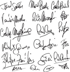 firma su documenti da firmare apporre a documentazione delle firme 