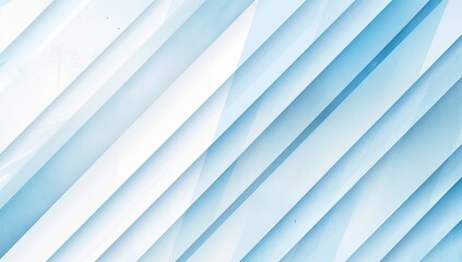 Obraz premium Abstract Geometric Shapes in Blue and White