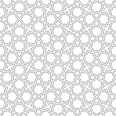 Seamless arabic  ornament based on traditional arabic art. Geometric mosaic. 