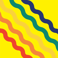 Olympic games straight lines, Olympic color ring, game line, modern, design vector illustration