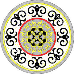 Sketch illustration vector drawing art design rosette decoration classic vintage ethnic roman greek